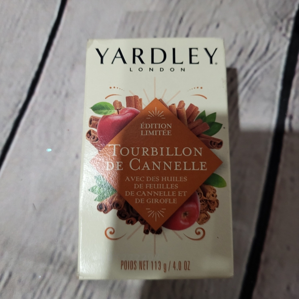 Yardley London, limited edition cinnamon swirl Soap,